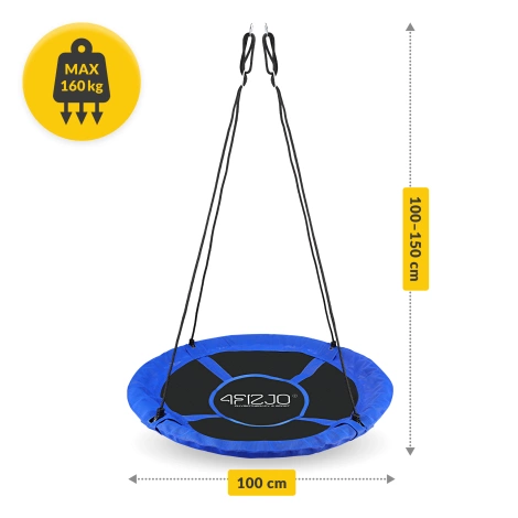 Huśtawka ogrodowa dla dzieci L Bocianie Gniazdo 100 cm
