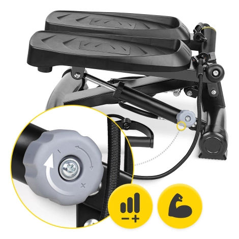 Kompaktowy mini stepper skrętny PRO z ekspanderami