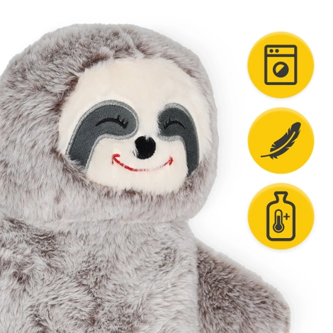 Termofor pluszowy w pokrowcu LENIWIEC 0,75 litra