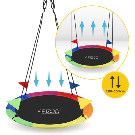 Huśtawka ogrodowa dla dzieci XXL Bocianie Gniazdo 120 cm