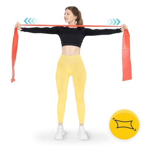 Taśma rehabilitacyjna FLAT BAND 2-4 kg