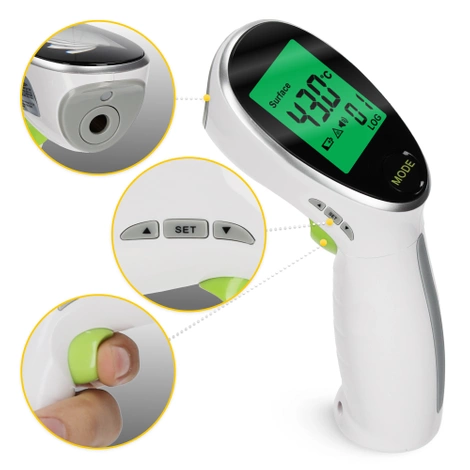 Termometr bezdotykowy na podczerwień MED+