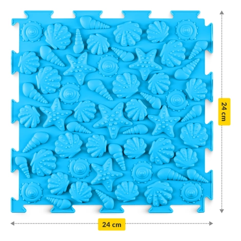 Ortopedyczna mata sensoryczna puzzle dla dzieci 6 szt.
