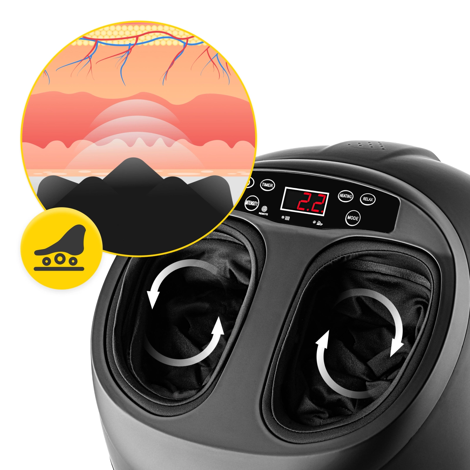 masazer elektryczny do stop do nog masaz