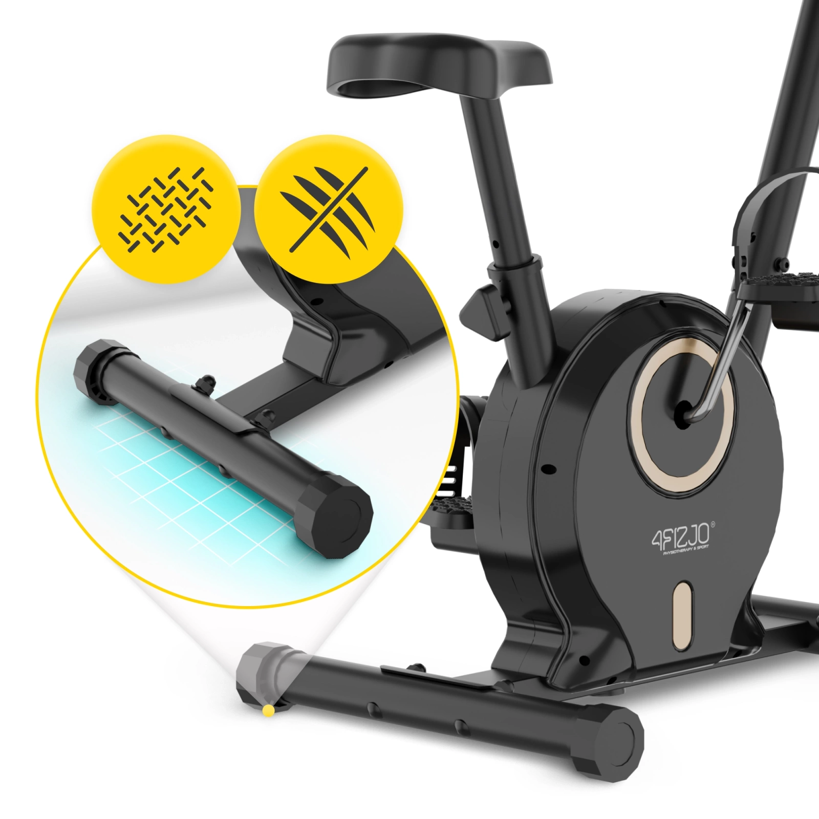 Składany rower stacjonarny magnetyczny MY-FIT