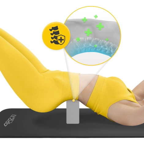 Kostka piankowa do jogi szara