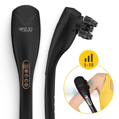 Ręczny masażer wibracyjny do ciała czarny