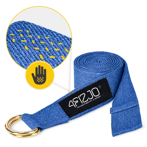 Pasek do jogi granatowy