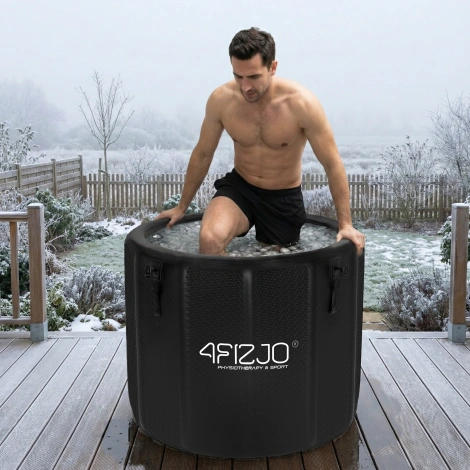 Dmuchana wanna lodowa do morsowania drop-stitch okrągła