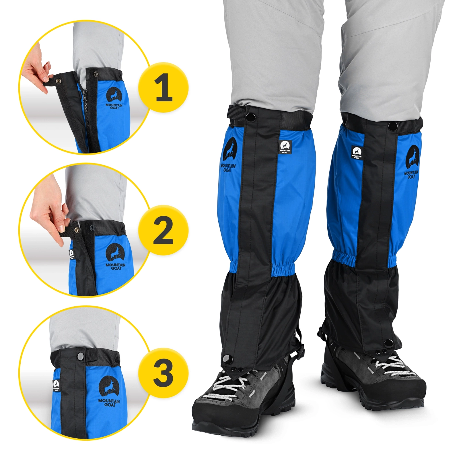 Stuptuty ochraniacze wodoodporne na buty niebieski