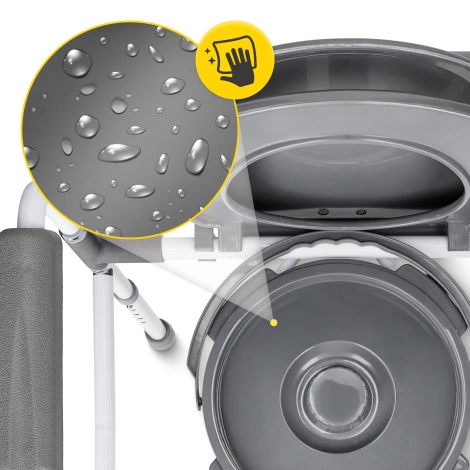 Krzesło sanitarne toaletowe 3 w 1 z regulacją wysokości