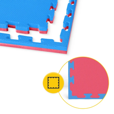 Mata ochronna piankowa PUZZLE na podłogę 100 x 100 cm