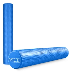 Wałek do masażu z wypustkami CARE+ 90 cm niebieski