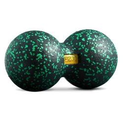 Podwójna piłka do masażu EPP 12 cm zielona