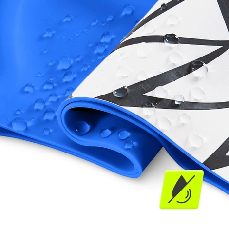 Czepek na basen dla dzieci TSUNAMI SHARK niebieski