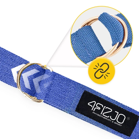 Pasek do jogi granatowy