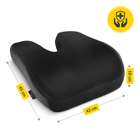 Poduszka ortopedyczna pod plecy PRO czarna