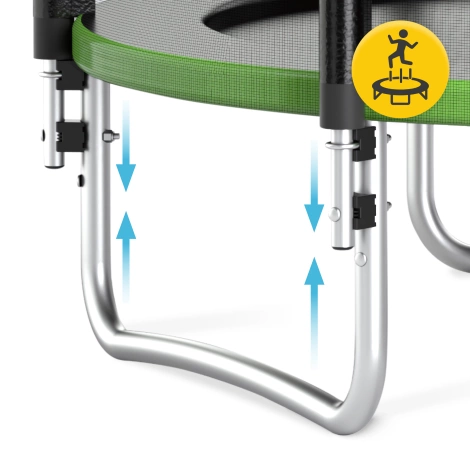 Trampolina ogrodowa dla dzieci CLASSIC 252cm 8FT