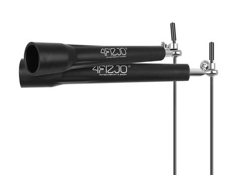 Skakanka z metalowymi łożyskami STANDARD+ czarna