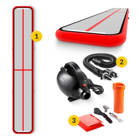 Ścieżka akrobatyczna AIR MAT 6 x 1 x 0,15 m z pompką