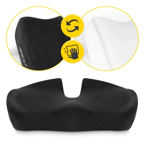 Poduszka ortopedyczna do siedzenia PRO czarna