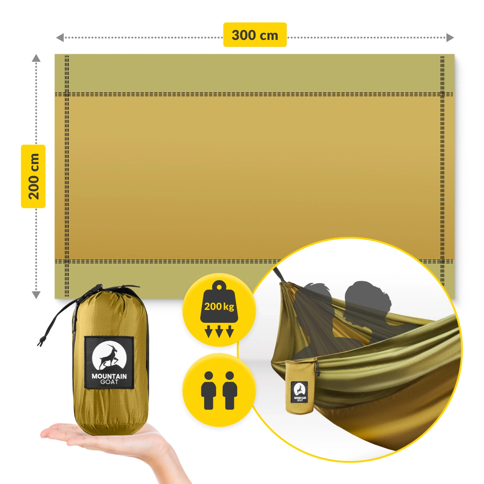 hamak jednoosobowy turystyczny ogrodowy wiązany mocny z moskitierą