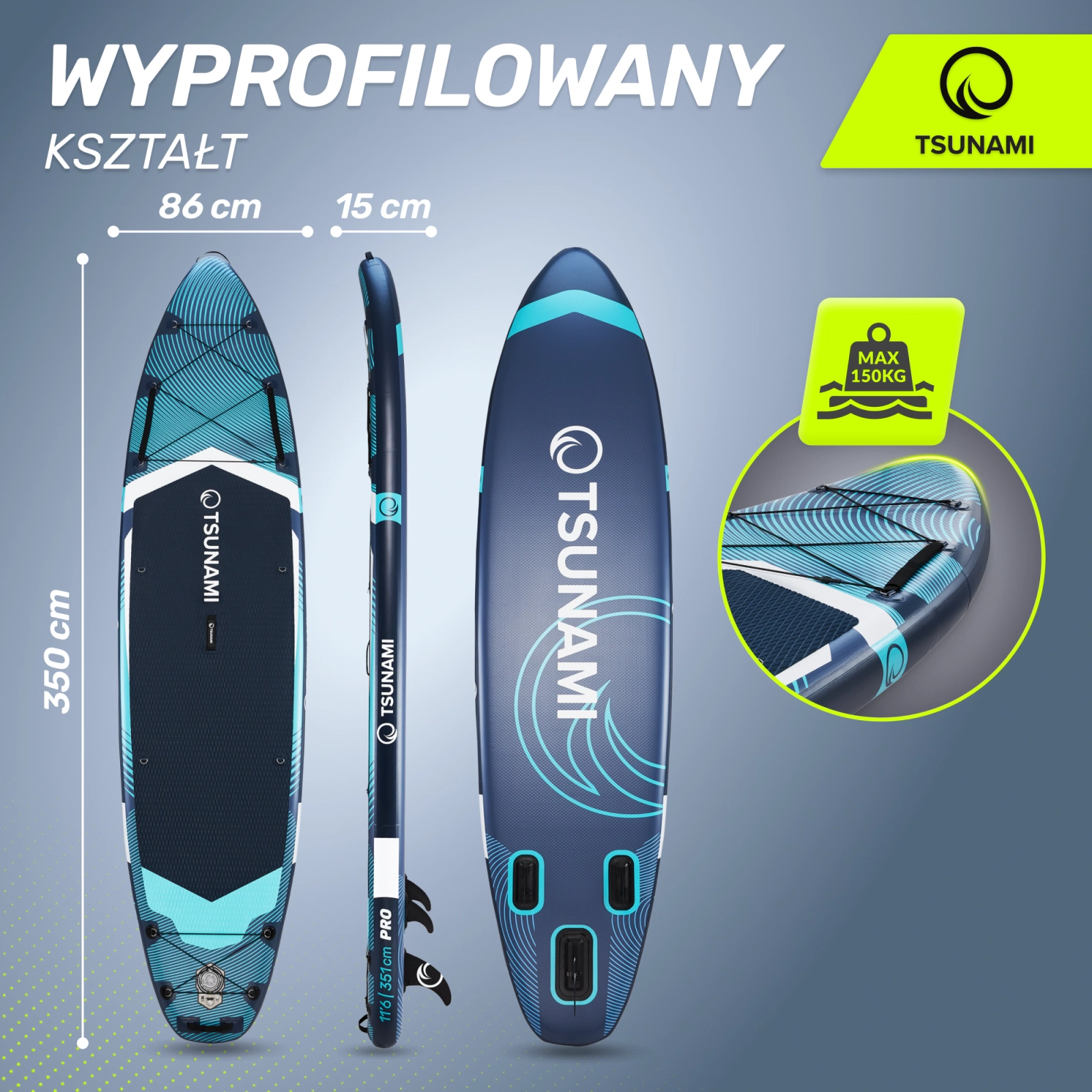 deska SUP pompowana do plywania