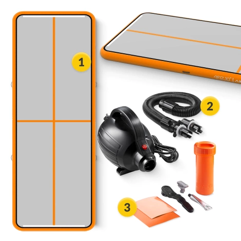 Ścieżka akrobatyczna AIR MAT 5 x 2 x 0,2 m z pompką