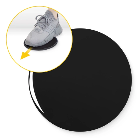 Dyski poślizgowe do ćwiczeń SLIDE 2 szt. czarne