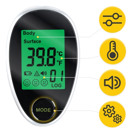 Termometr bezdotykowy na podczerwień MED+