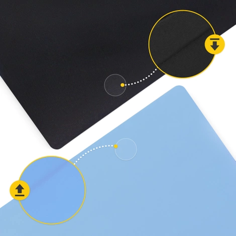 Materac gimnastyczny do ćwiczeń składany niebieski