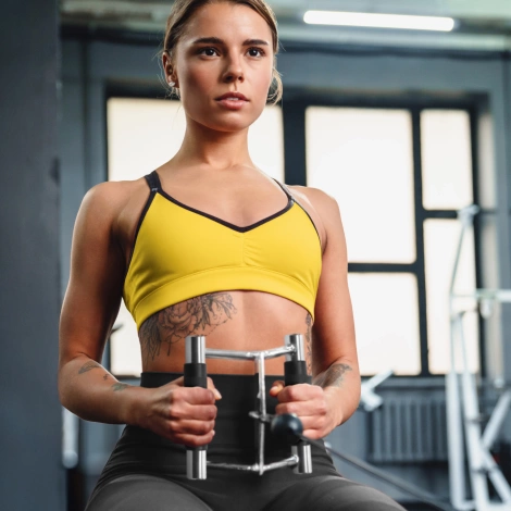 Podwójny uchwyt do wyciągu trójkątny