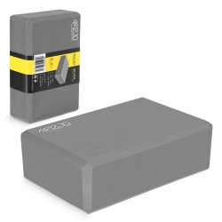 Kostka piankowa do jogi szara