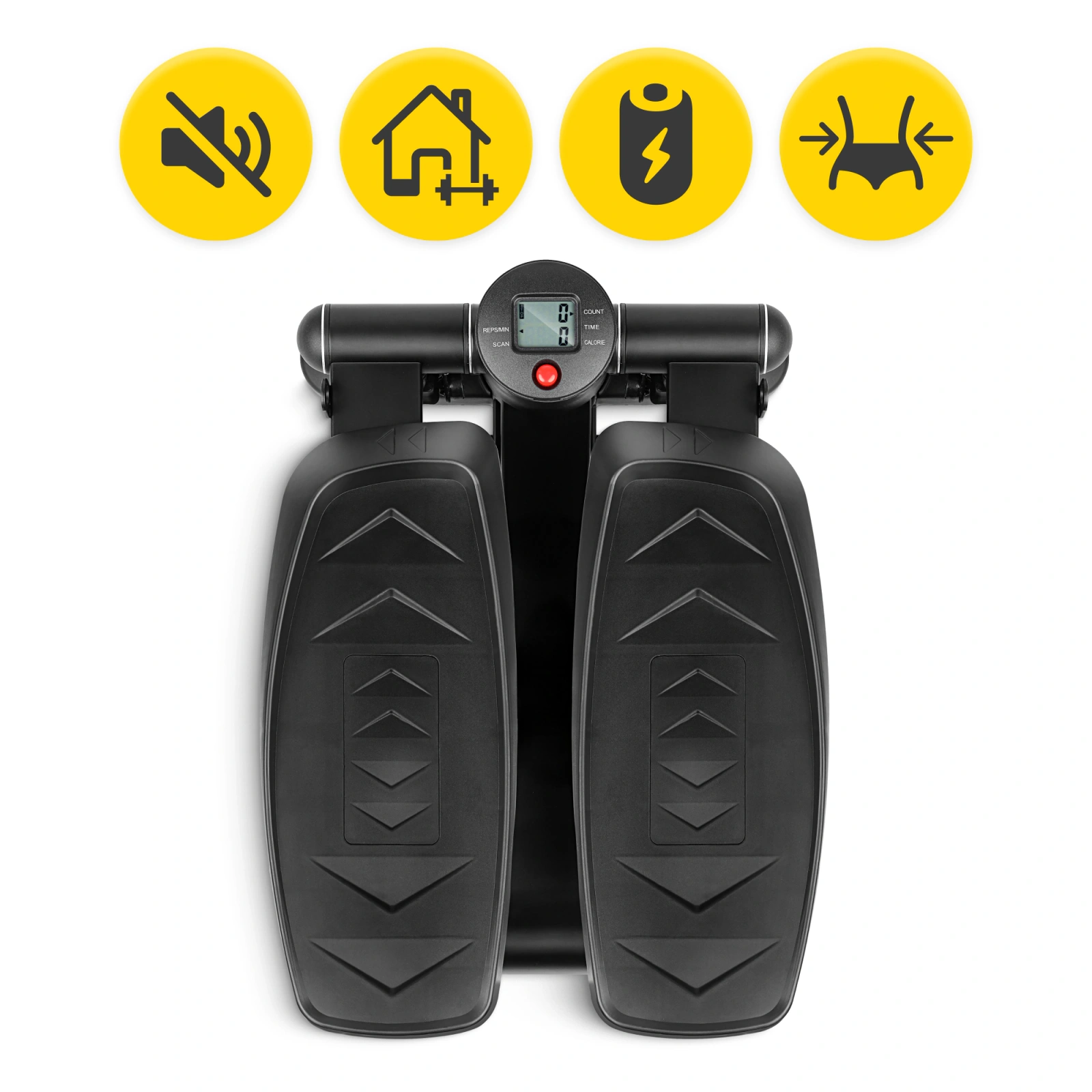 Stepper skretny z ekspanderami do cwiczen