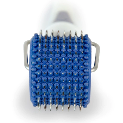 Wałek wieloigłowy do masażu twarzy Lyapko 3,5 bez niklu granatowy