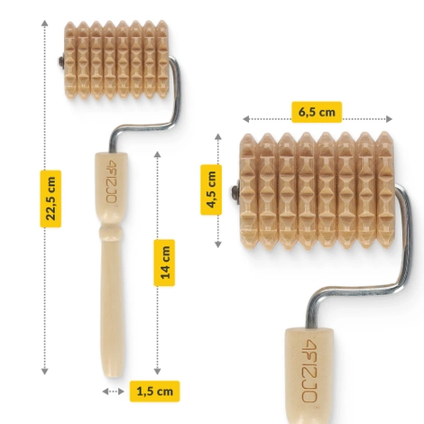 Drewniany roller do masażu ciała