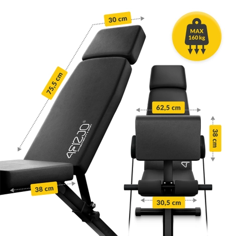 Ławeczka treningowa regulowana do ćwiczeń PRO