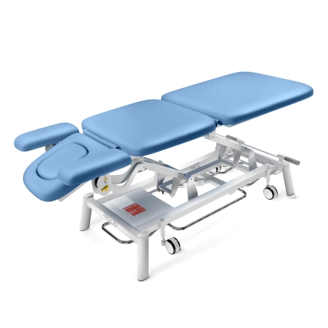 Stół do masażu i rehabilitacji elektryczny ERGO niebieski