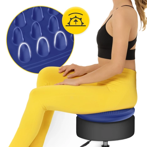 Poduszka sensomotoryczna MED+ 33 cm granatowa