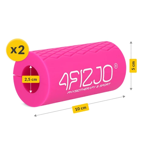 Nakładki silikonowe na gryf różowe