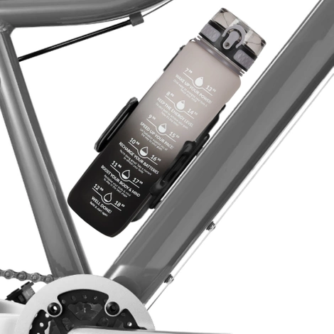 Butelka motywacyjna na wodę 1 L szara