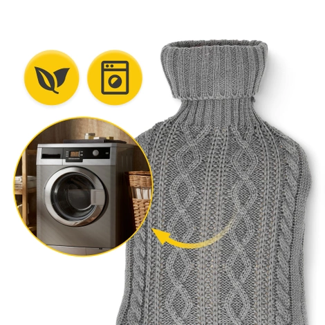 Termofor gumowy w pokrowcu SWETEREK 2 litry