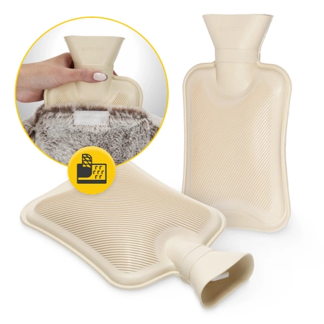 Termofor pluszowy w pokrowcu LENIWIEC 0,75 litra