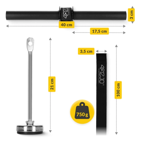 Drążek do ćwiczeń przedramion Wrist Roller