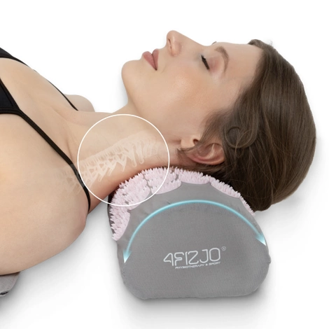 Mata do akupresury z poduszką klasyczna różowa