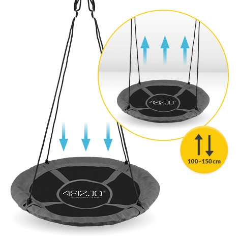 Huśtawka ogrodowa dla dzieci XL Bocianie Gniazdo 110 cm