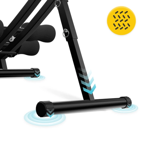 Trenażer mięśni brzucha składany