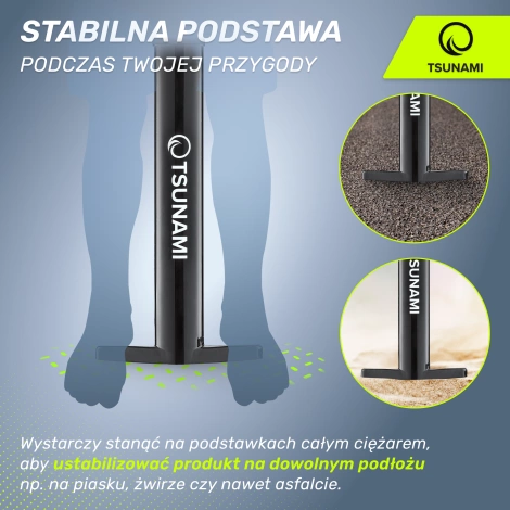 Pompka ręczna wysokociśnieniowa do deski SUP TSUNAMI