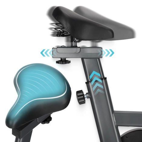 Rower spinningowy mechaniczny ULTRA szary