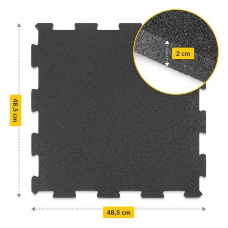 Mata ochronna piankowa na podłogę 48,5 x 48,5 x 2 cm